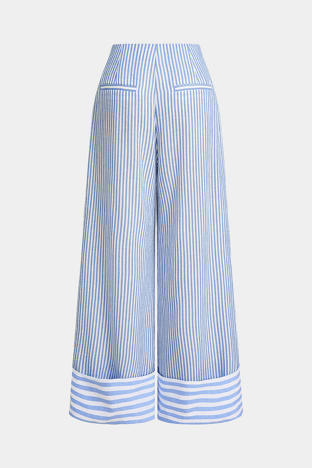 Hose mit Streifenmuster und geradem Bein