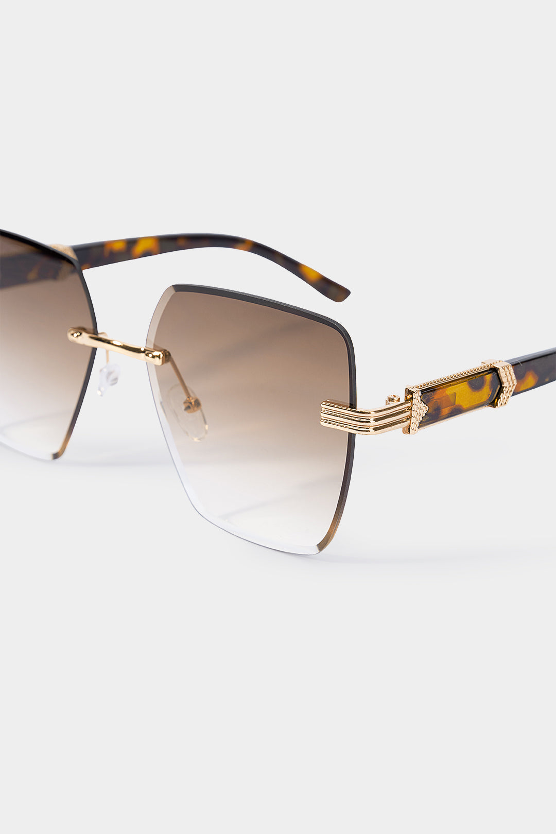 Randlose quadratische Sonnenbrille