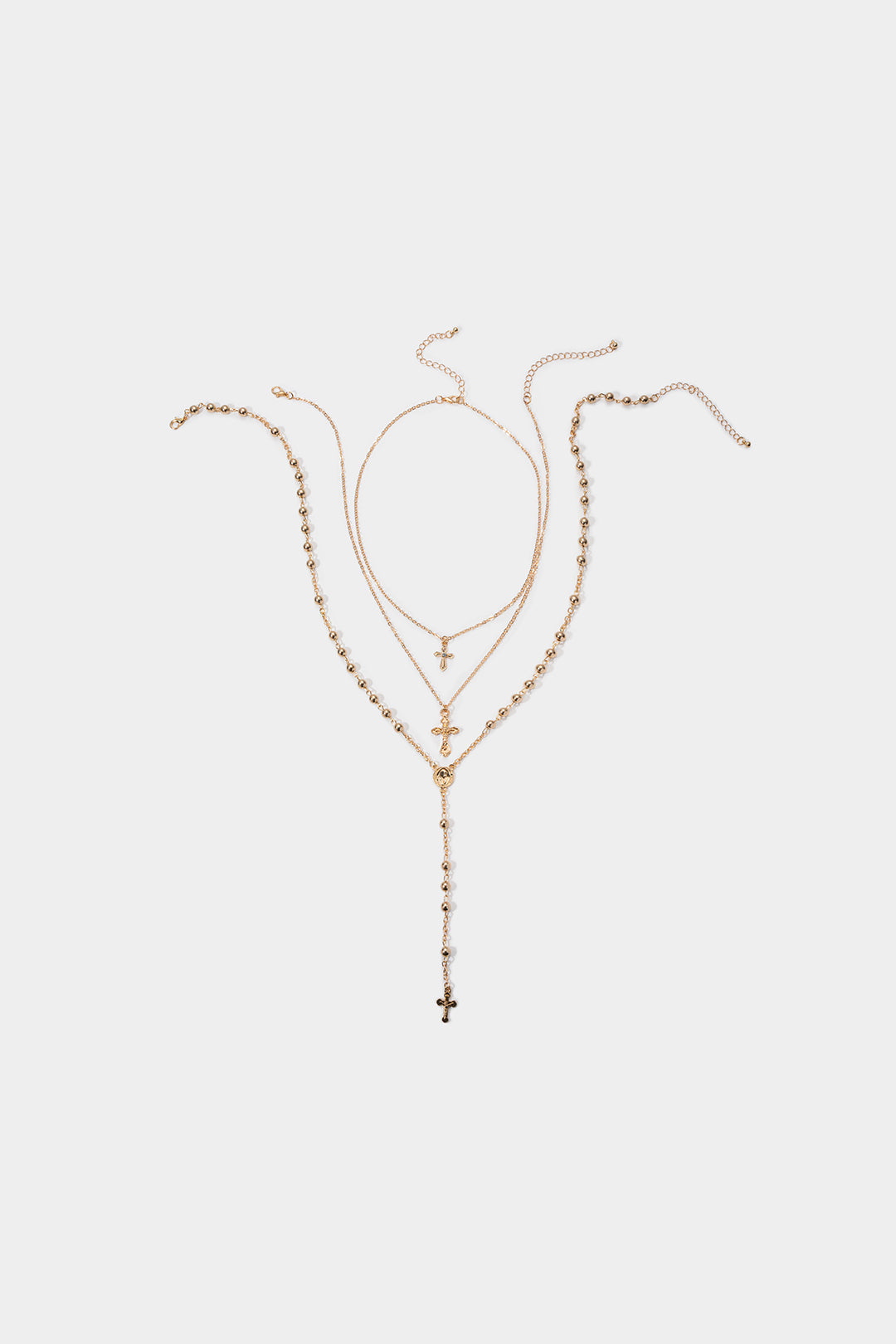 Multi-Layer Metallic Necklace