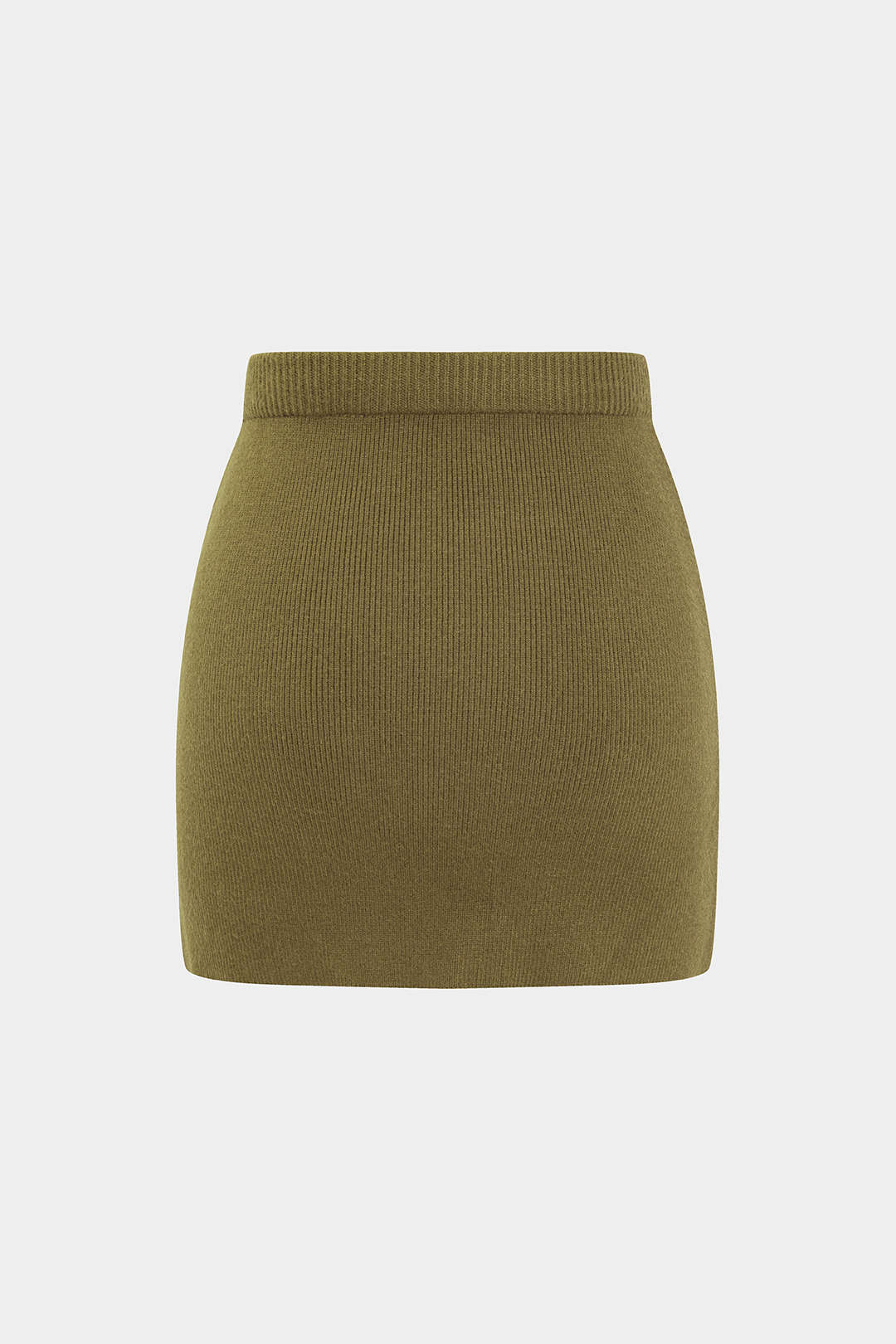 Knit Solid Mini Skirt