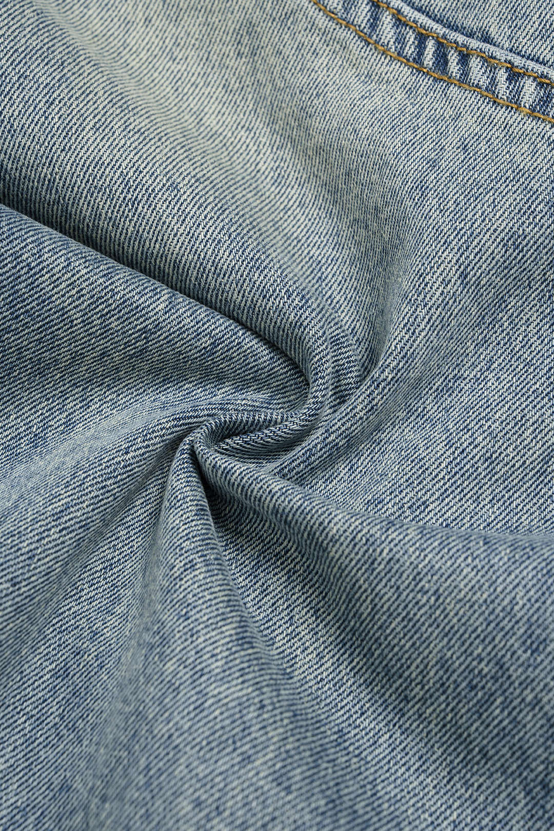 Jean taille haute en denim avec poches