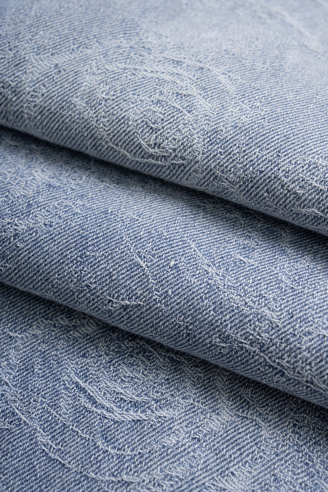 Jeans mit geradem Bein und Blumenmuster