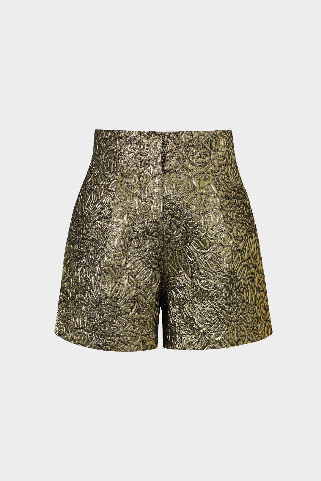 Short en jacquard taille haute