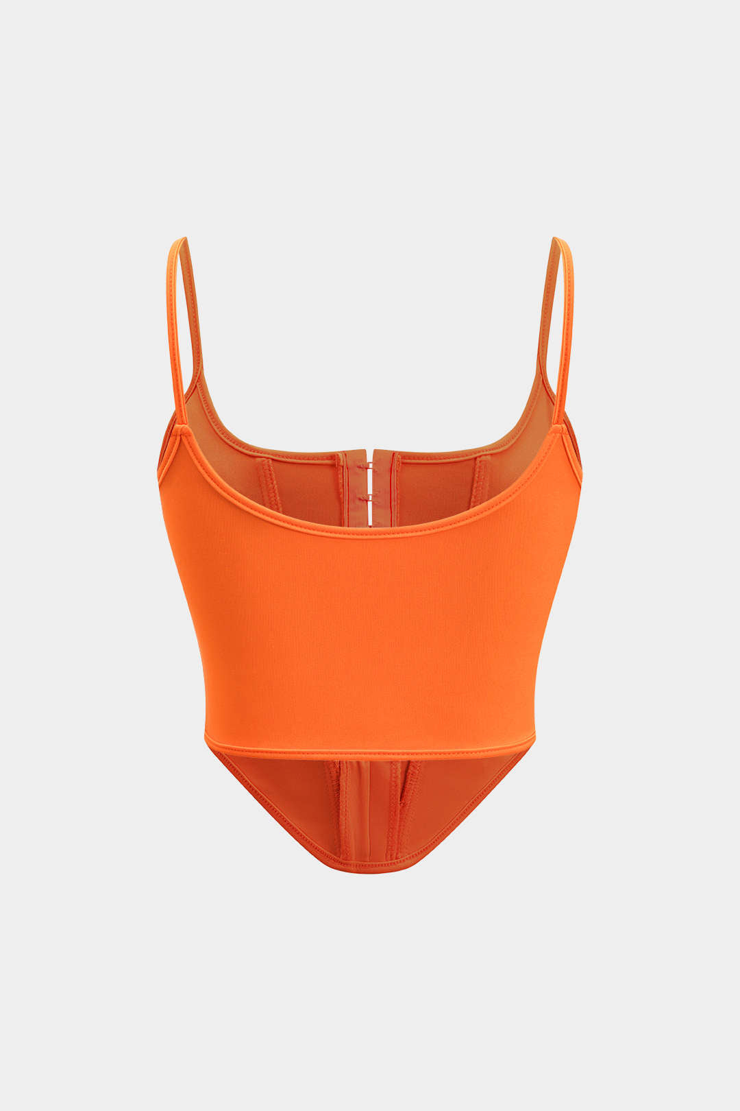 Solid Bustier Corset Tank Top