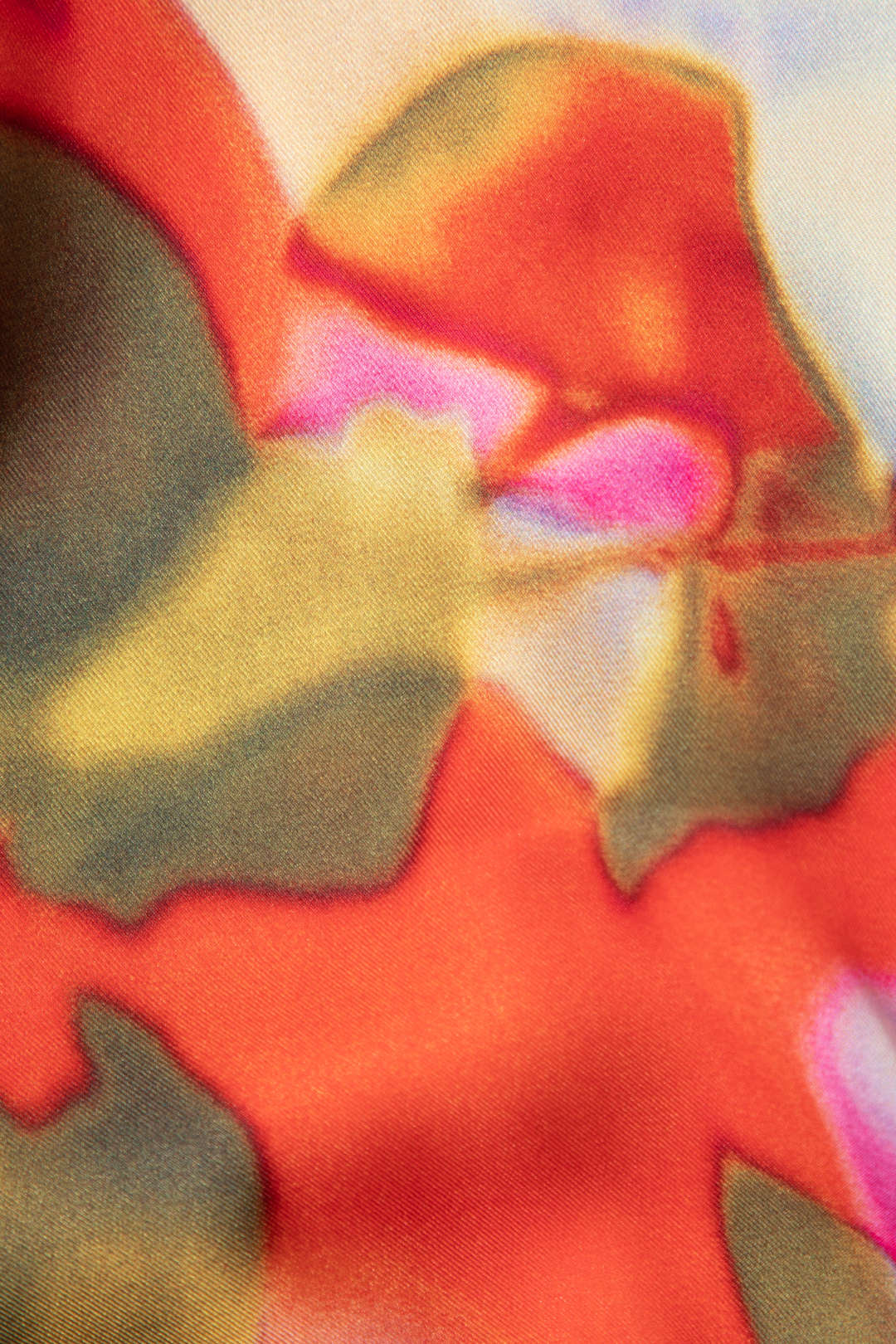 Chemisier en satin imprimé