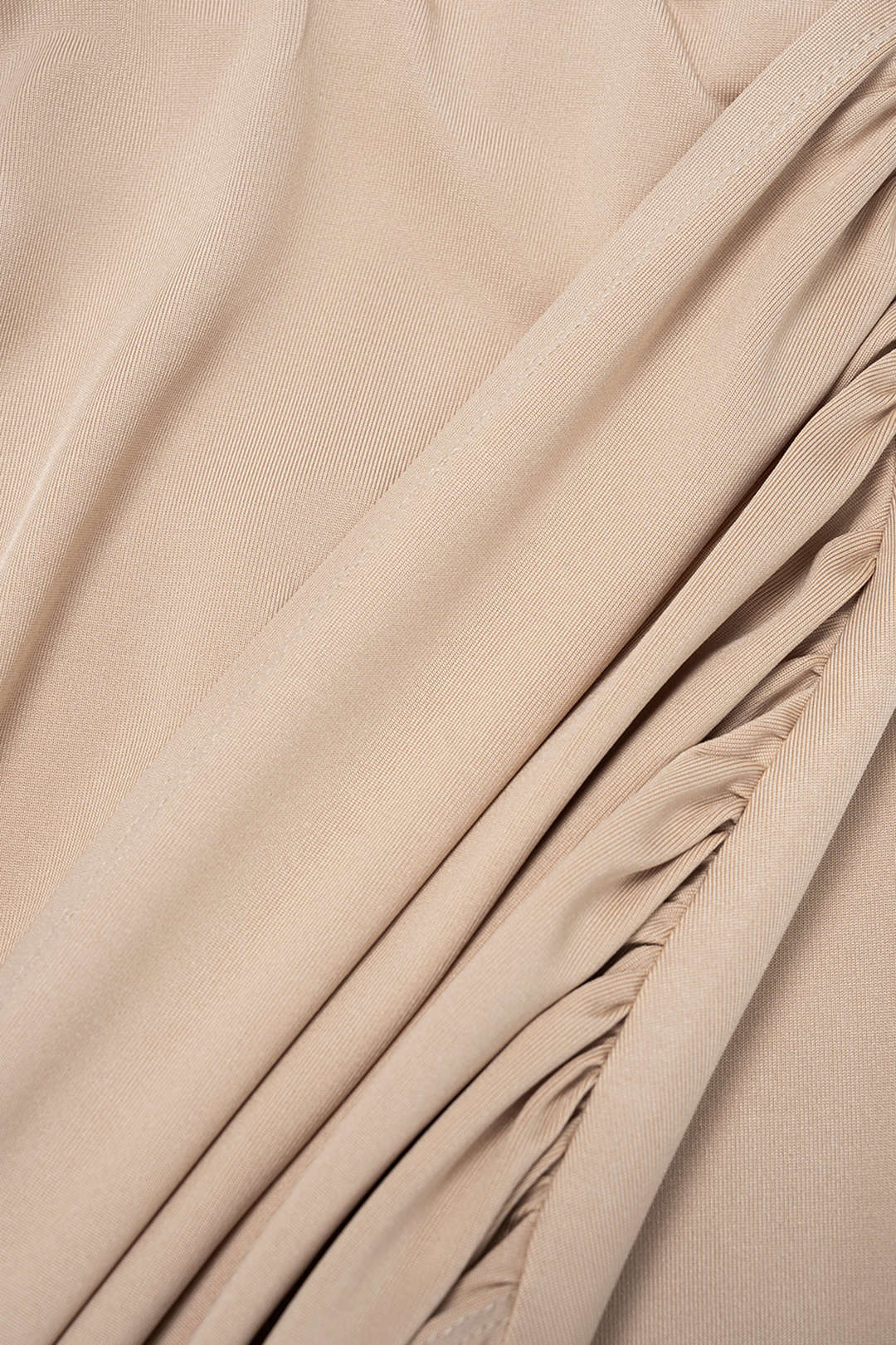 Asymmetrical Ruched High Waist Skirt