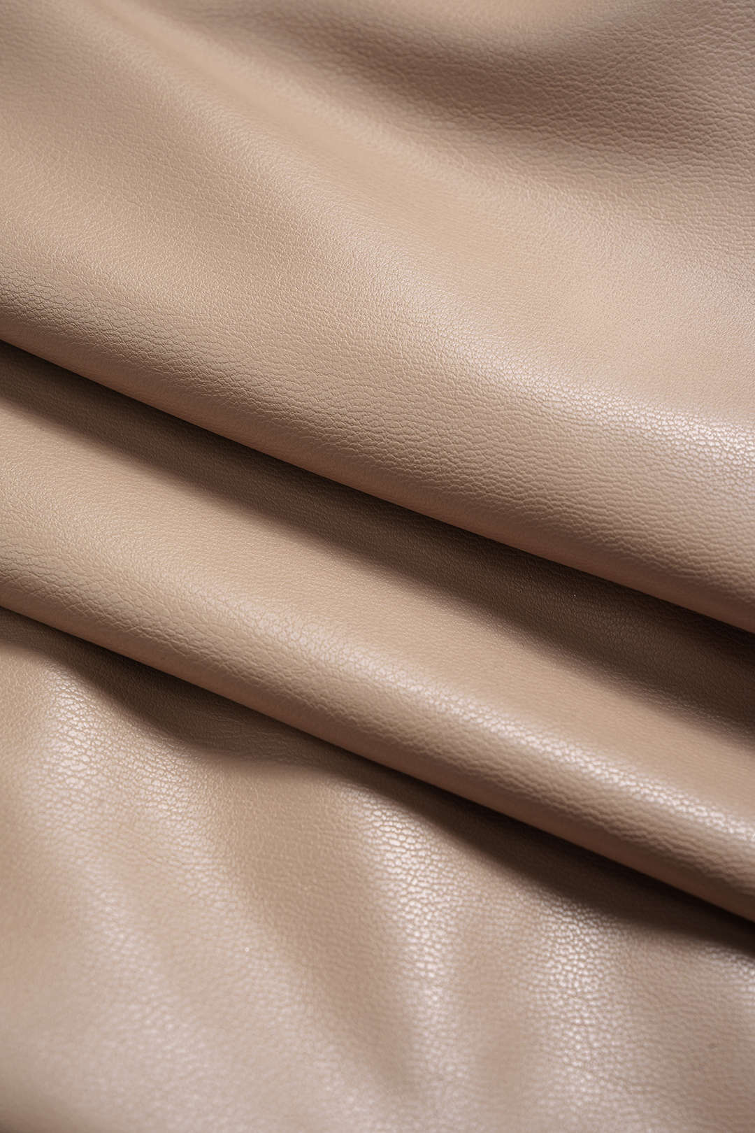 Faux Leather Ruched Pleated Tank Top