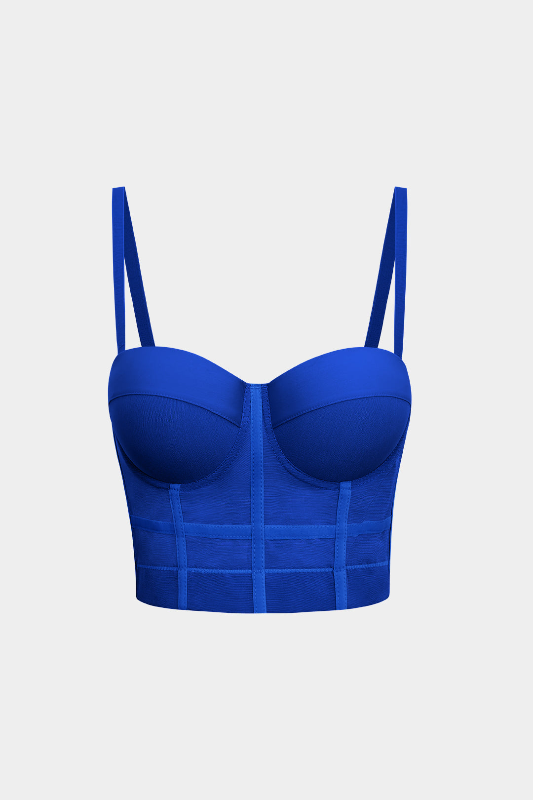 Haut bustier en maille à armatures