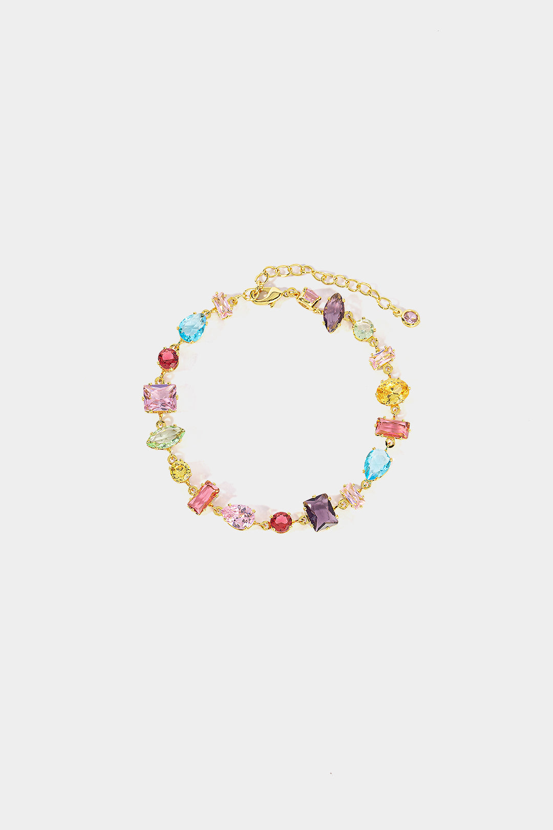 Mehrfarbiges Schmuckarmband aus Legierung