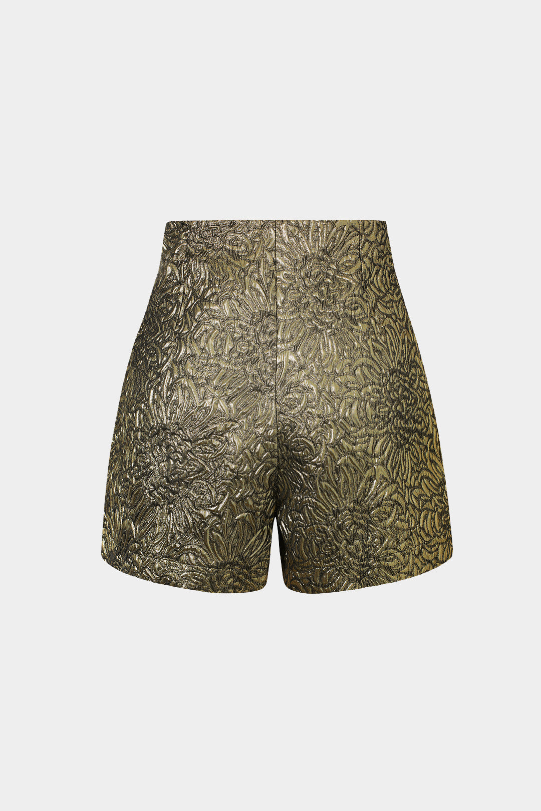 Short en jacquard taille haute
