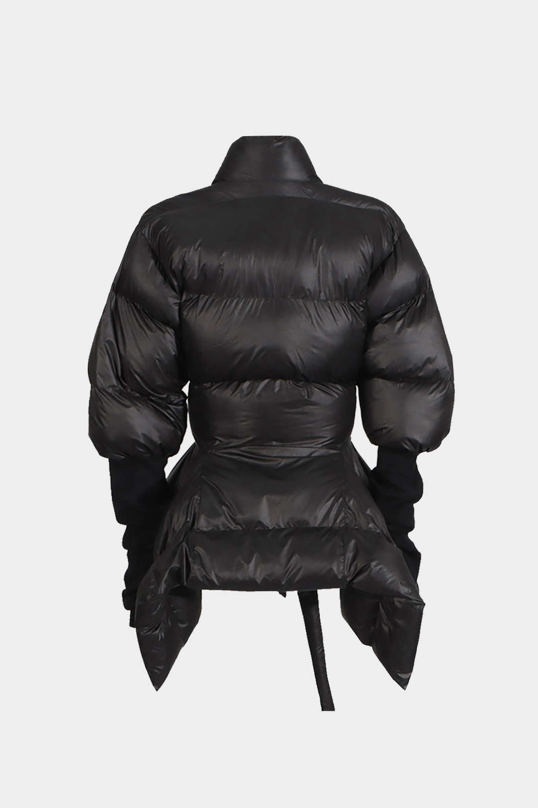 Gefütterte Pufferjacke mit Gürtel