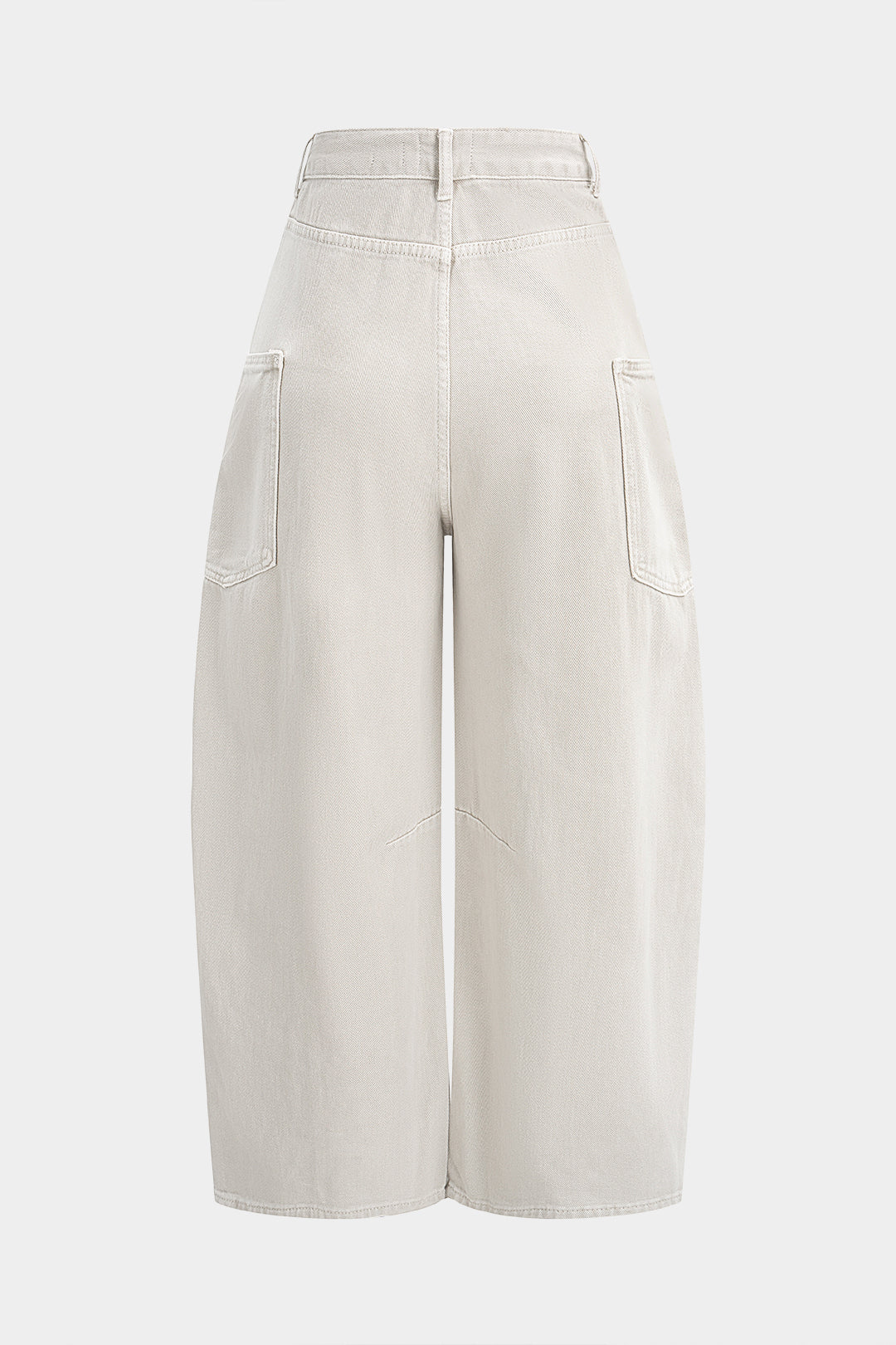 Denim Pocket Wide Leg Jeans
