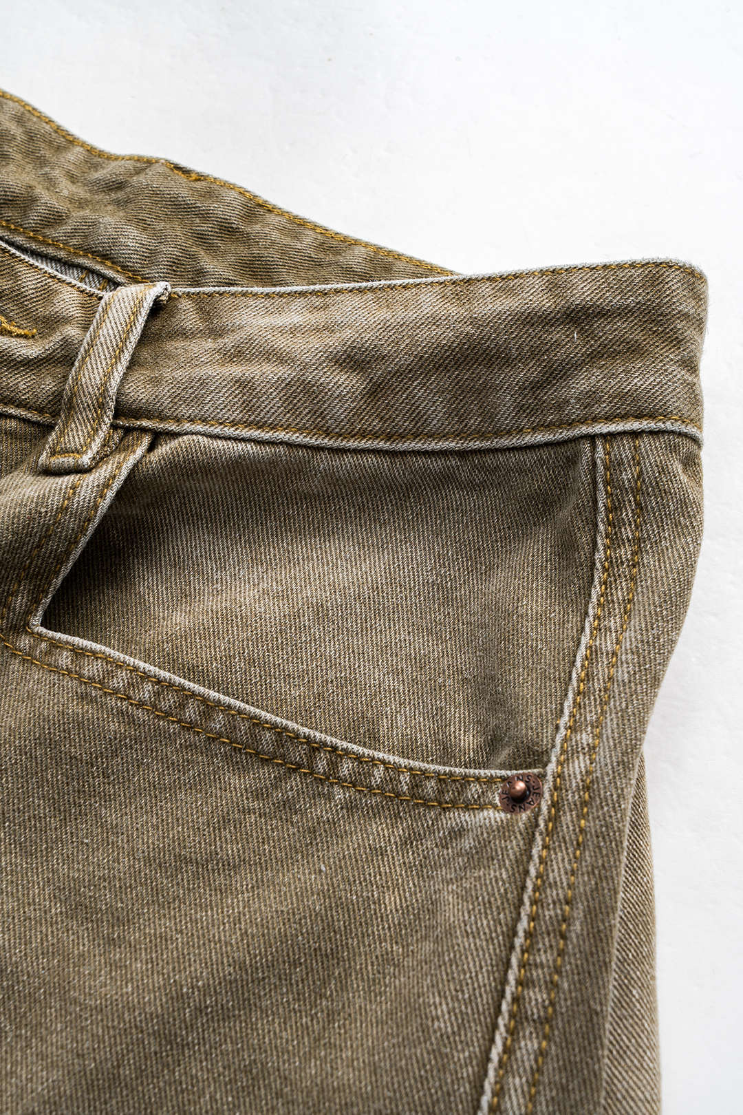 Denim Washed Wide Leg Barrel Jeans