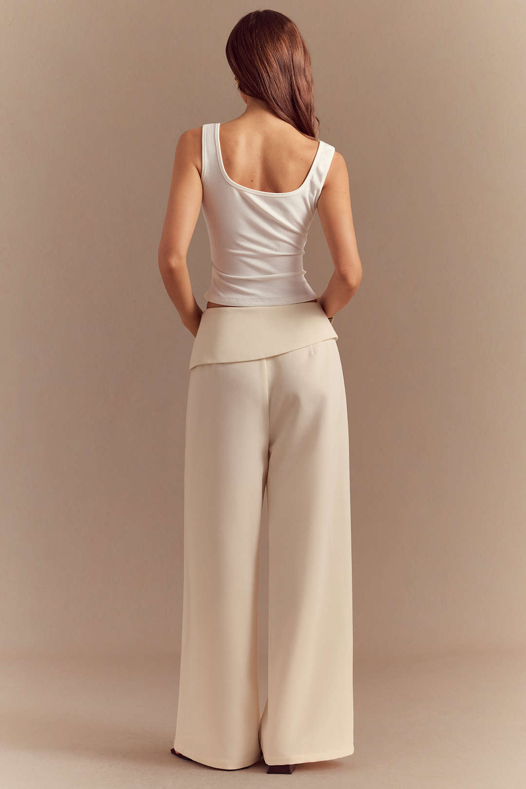 Metallic-U-Ausschnitt-Tanktop