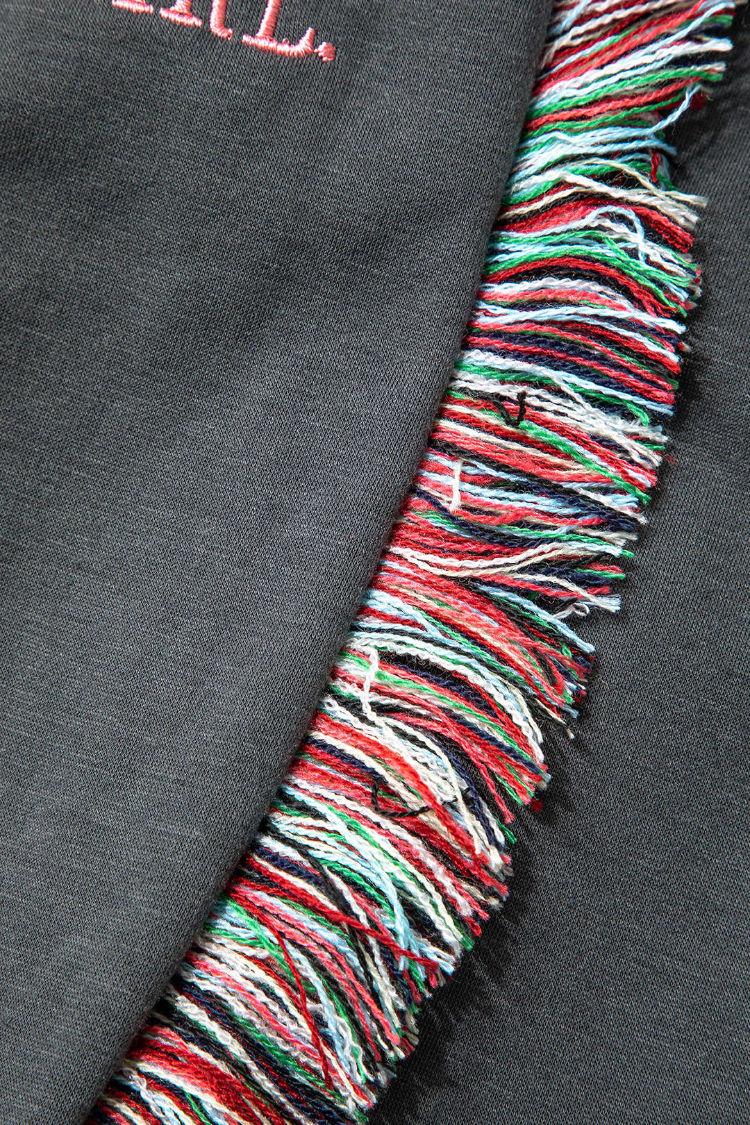 Ensemble T-shirt Imprimé Lettres Et Pantalon À Cordon De Serrage Avec Pompom