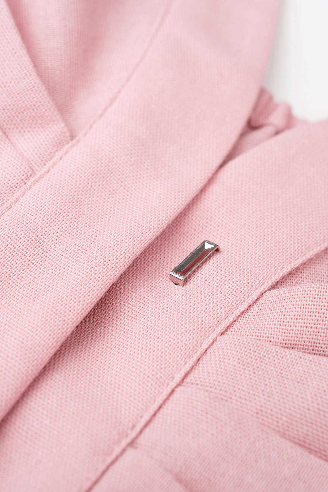 Leinen-Neckholder-Trägertop mit freiem Rücken