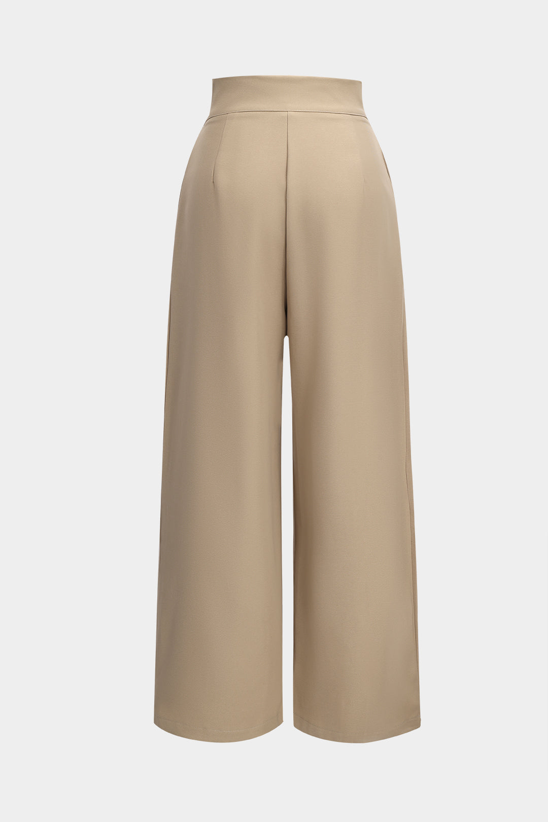 Plissierte Hose mit weitem Bein