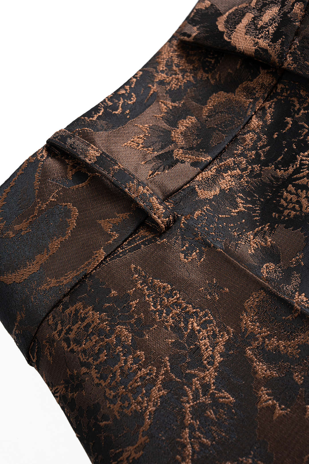 Jacquard-Shorts mit weitem Bein