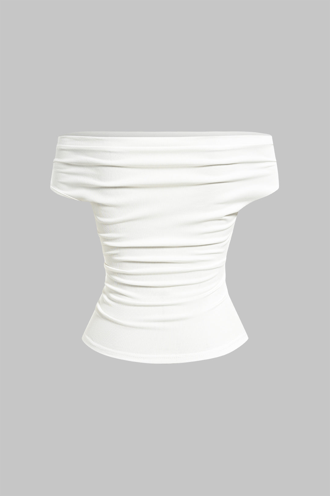 Off Shoulder Sleeveless T-Shirt