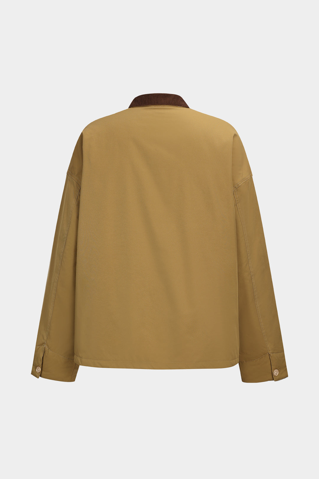 Veste matelassée à manches longues et poche boutonnée