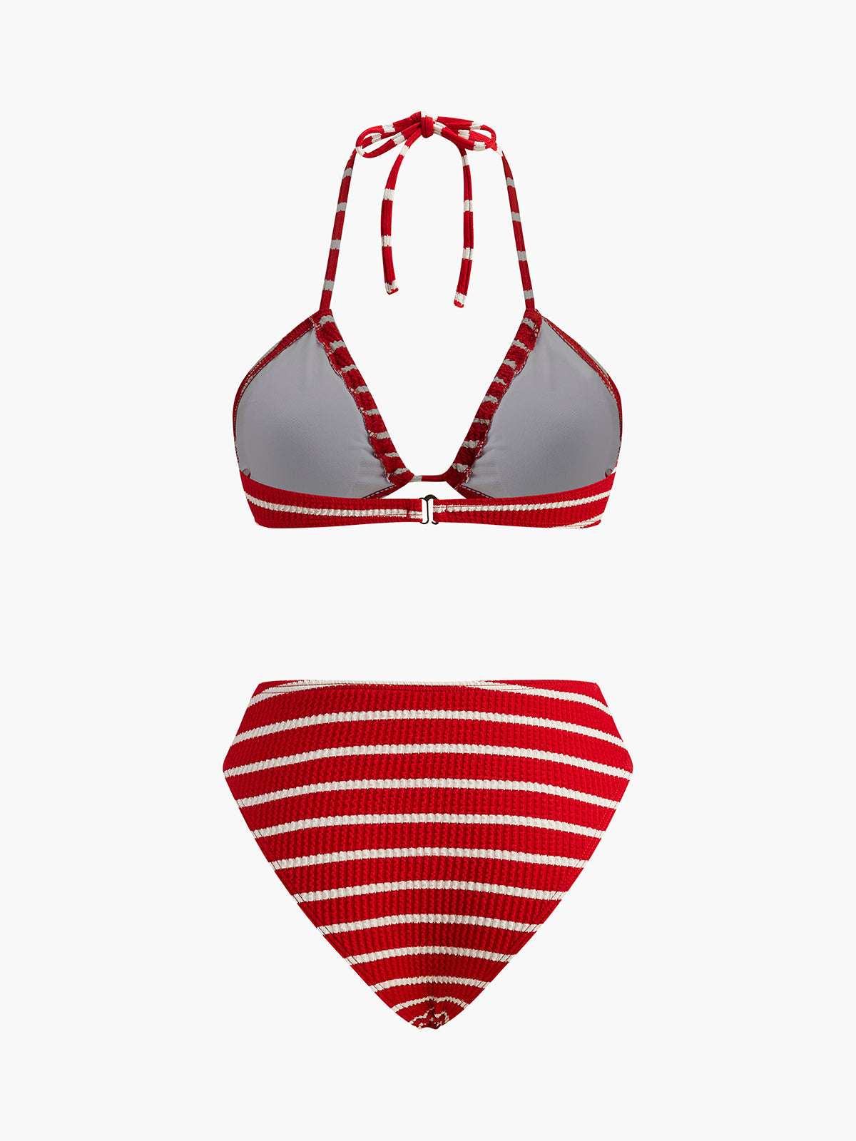 Striped Bikini With Matching Shorts