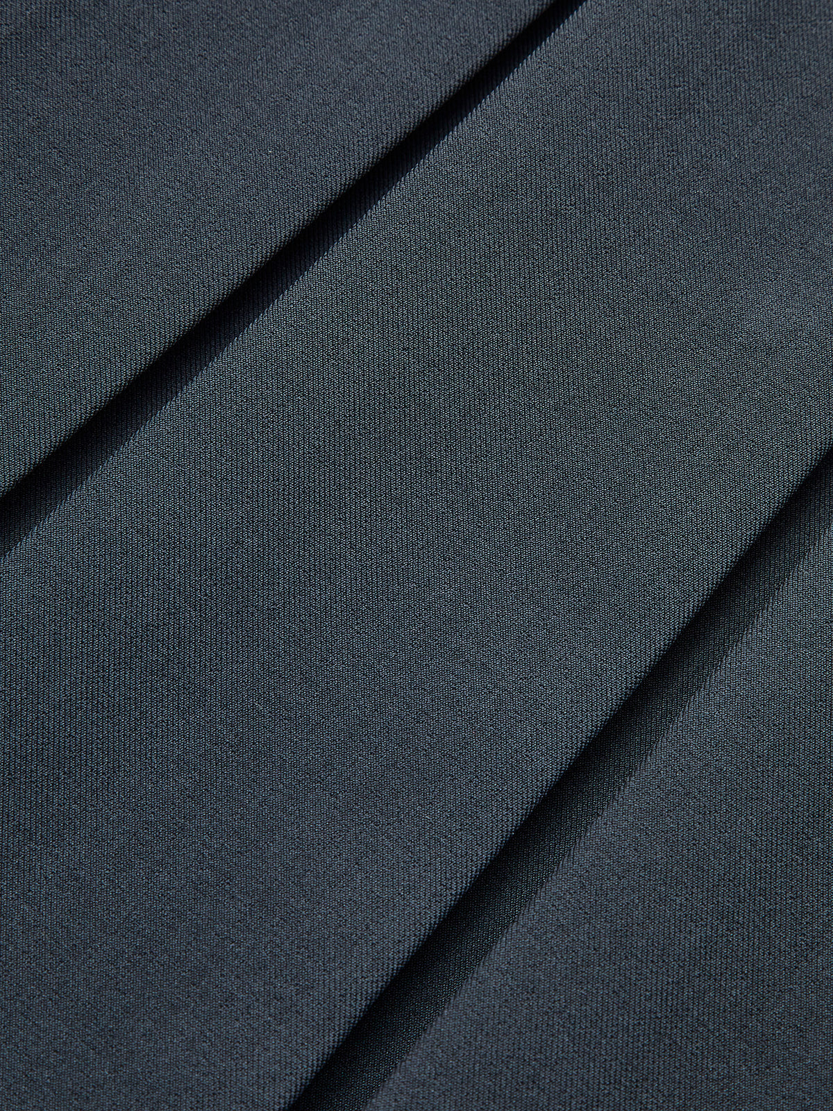 Wide Collar Detail Pleated Dress