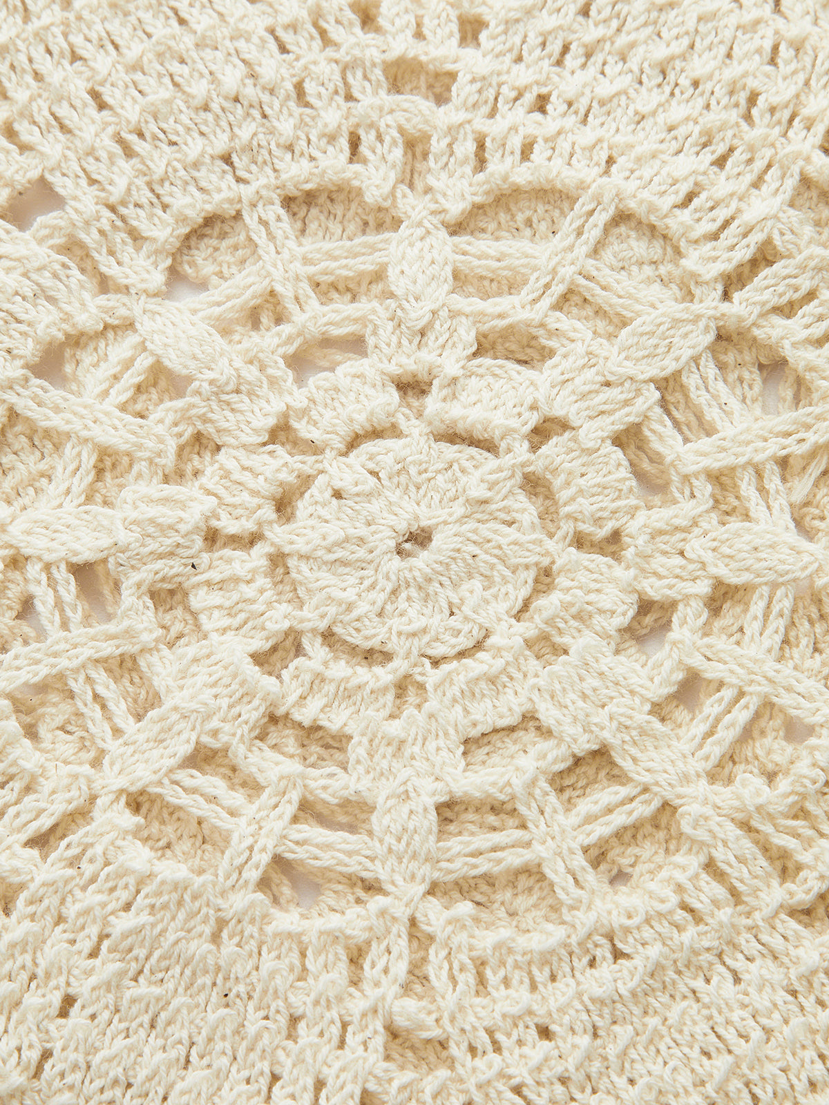 Sheer Sleeveless Crochet Top