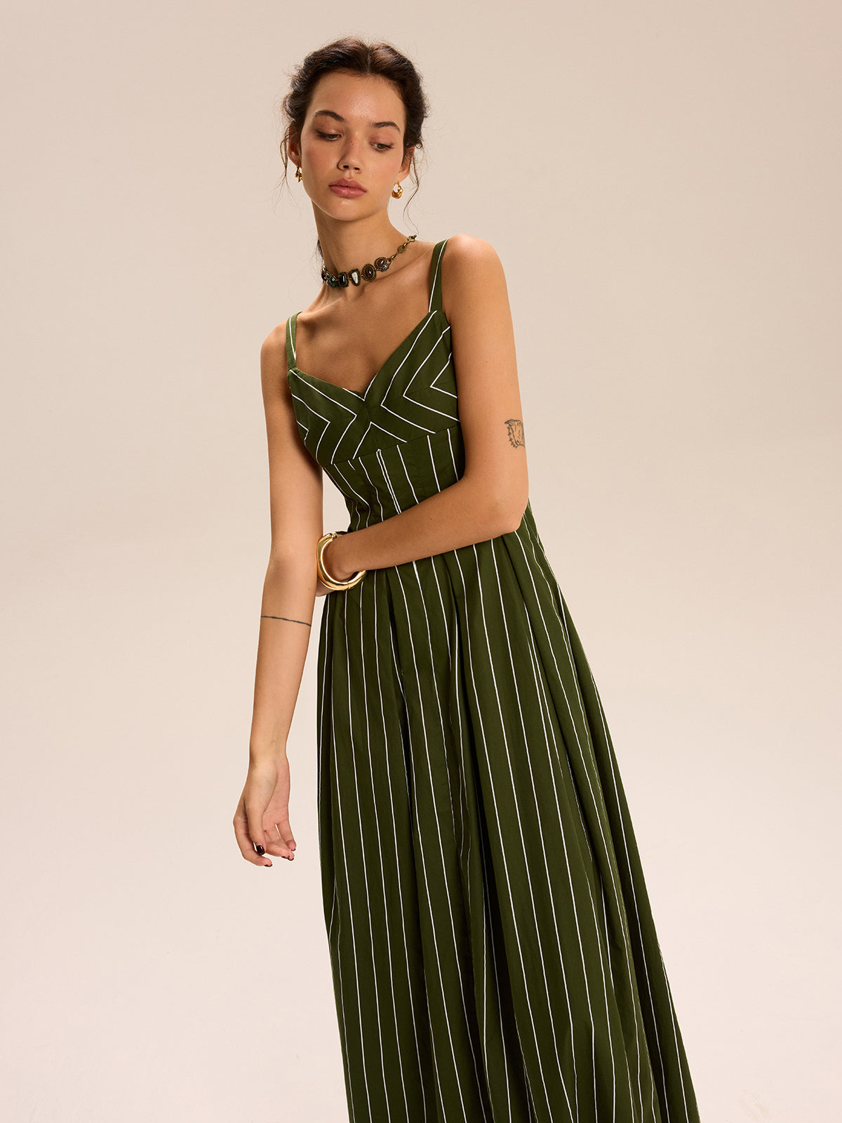 Striped Maxi Dress