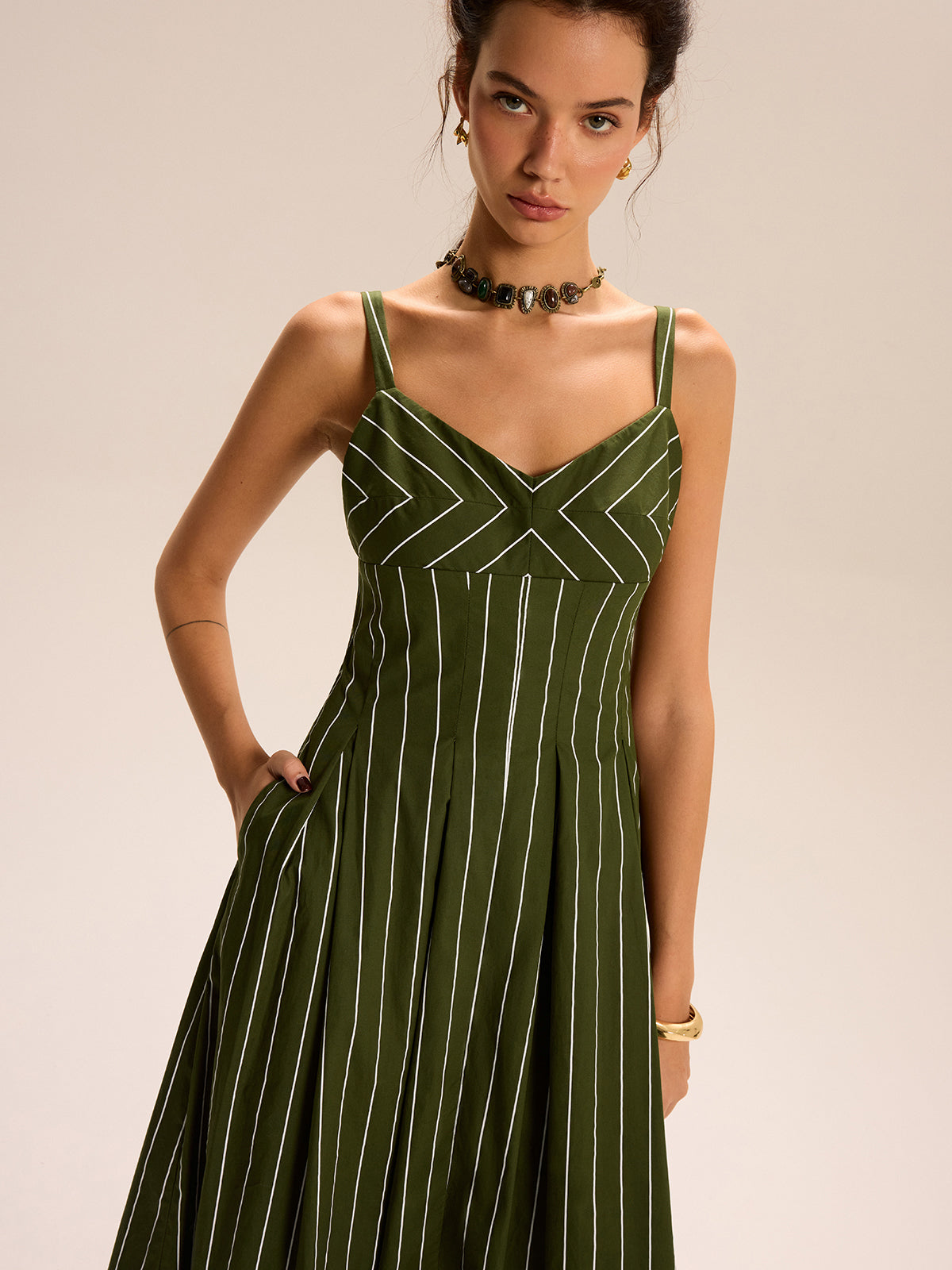 Striped Maxi Dress