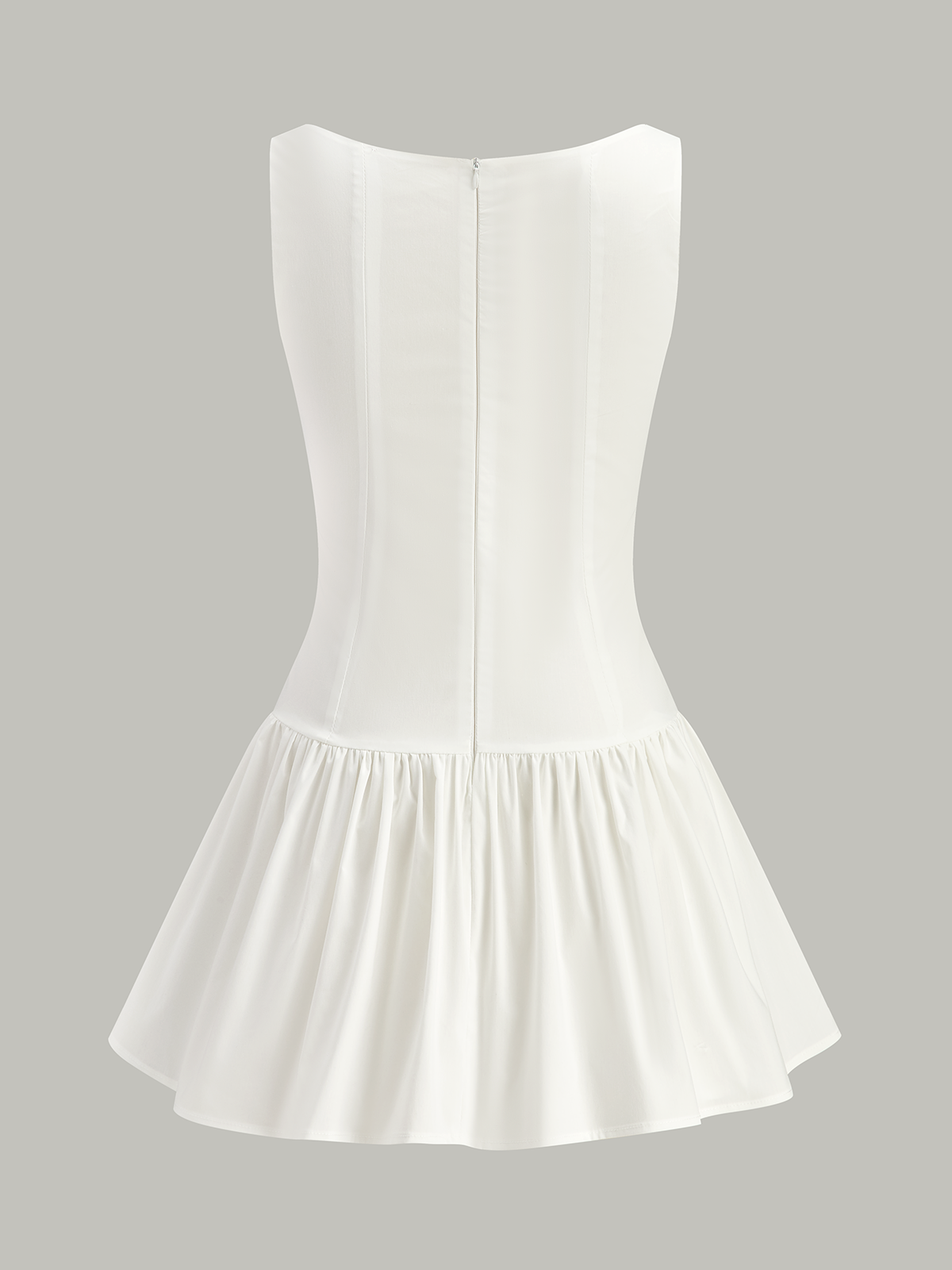 Embroidered Floral Mini Dress with Front Buttons