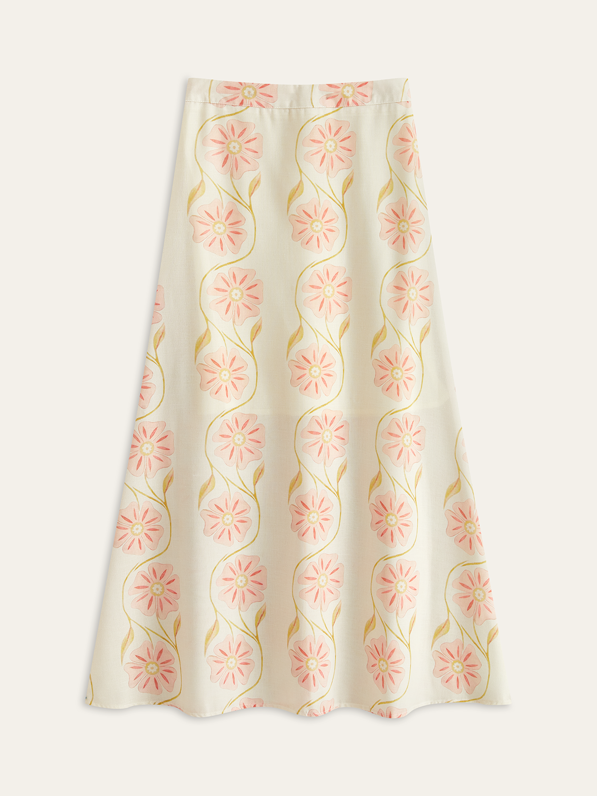 Floral Print Maxi Skirt