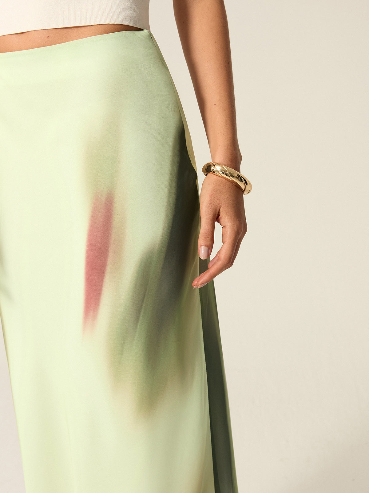 Printed Maxi Skirt
