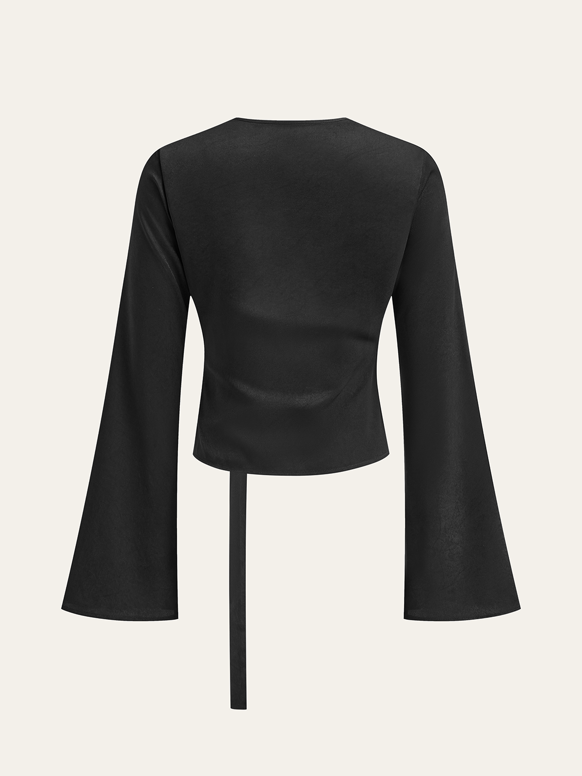 Bell Sleeves Wrap Top