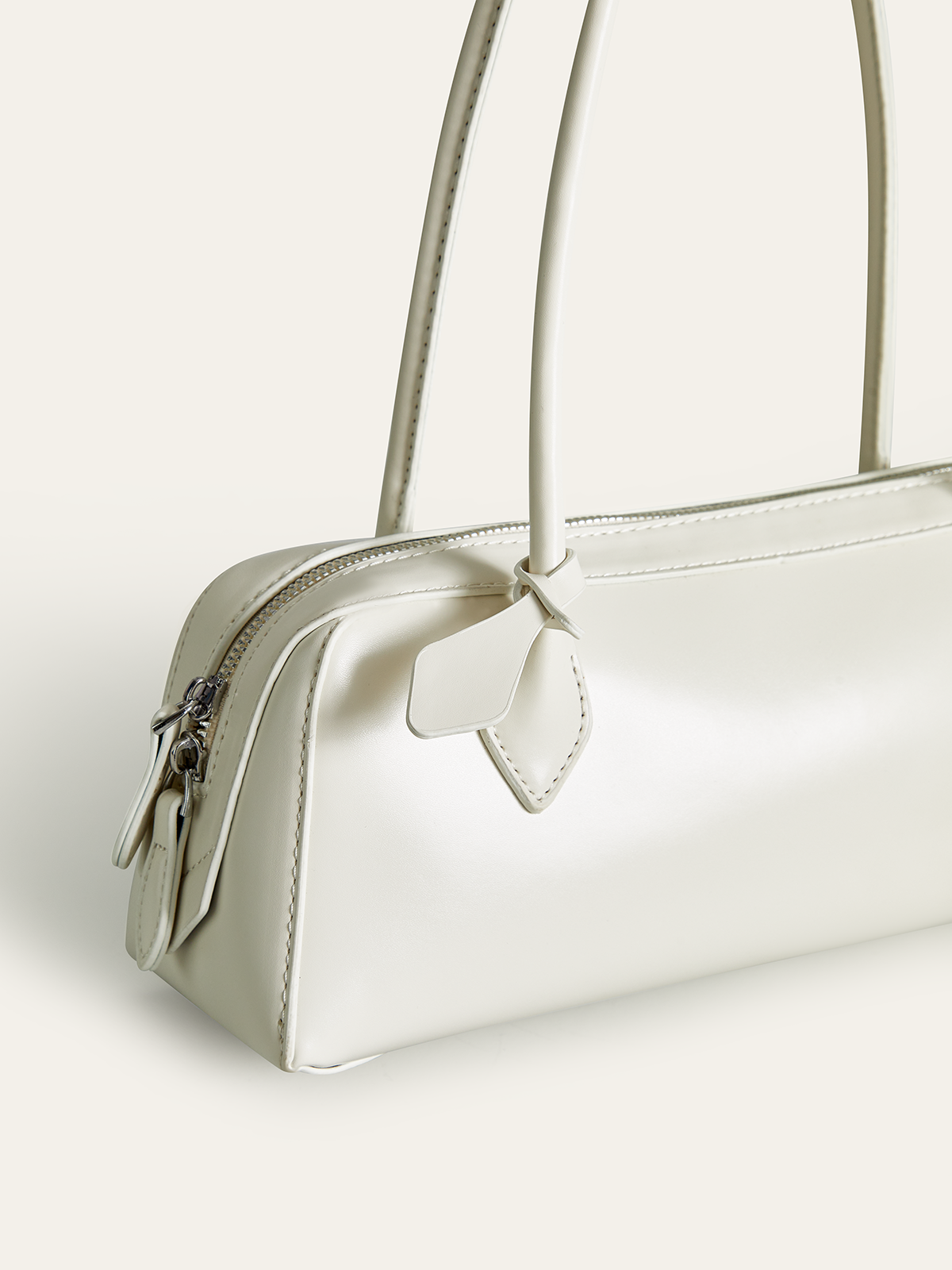 PU Leather Double Strap Shoulder Bag