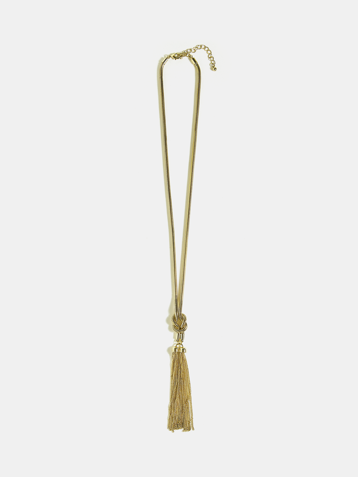 Tassel Knot Long Necklace
