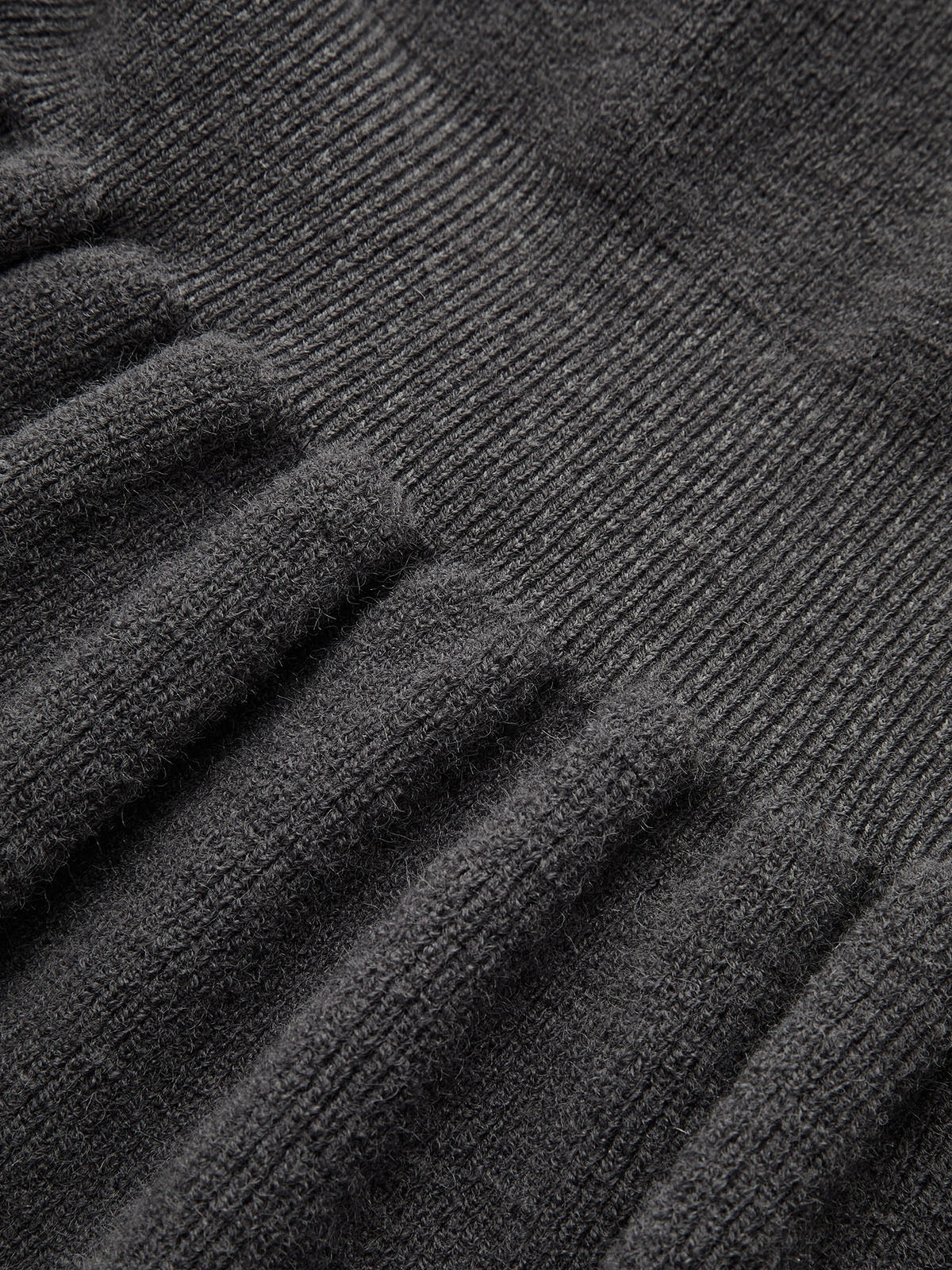 Long-Sleeve Peplum Hem Knit Top