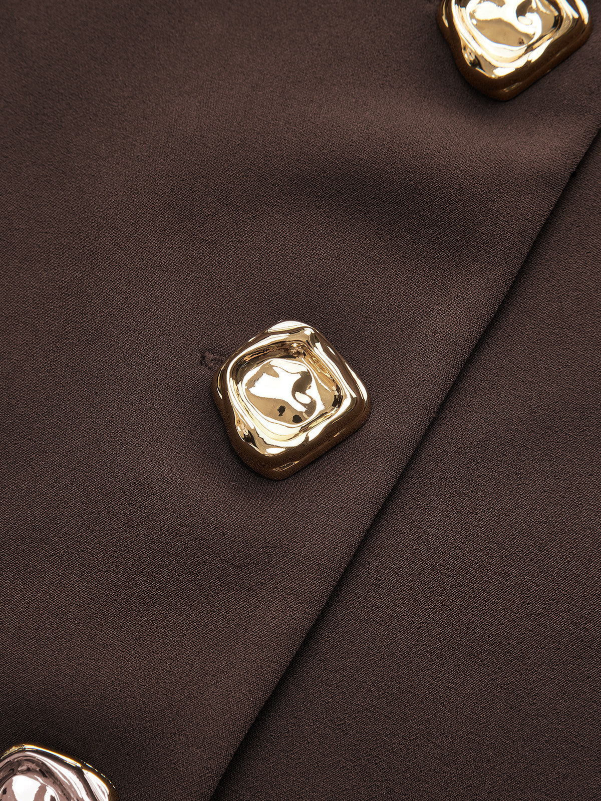 Collared Metal Button Jacket