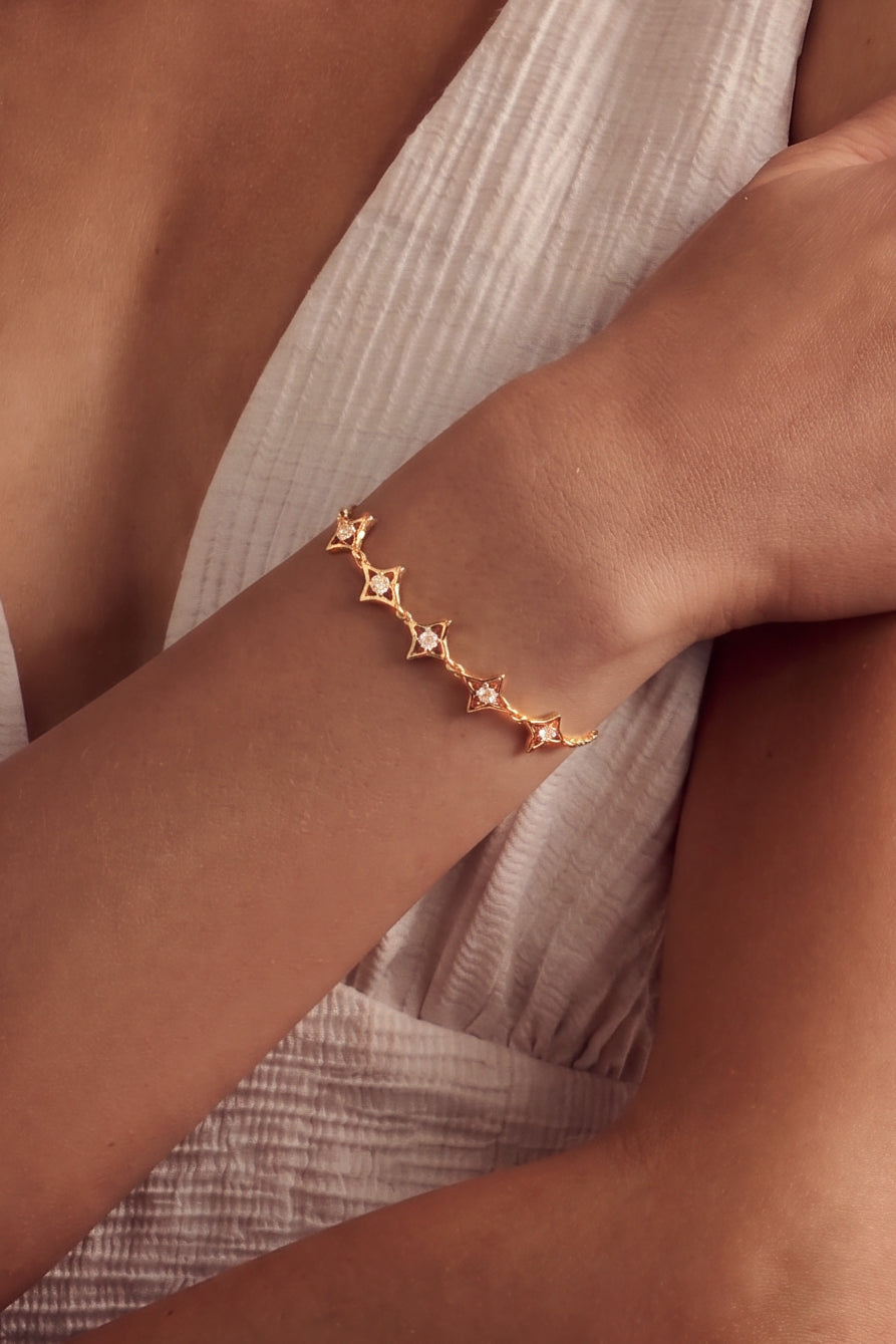 Legierungs-Strass-Armband