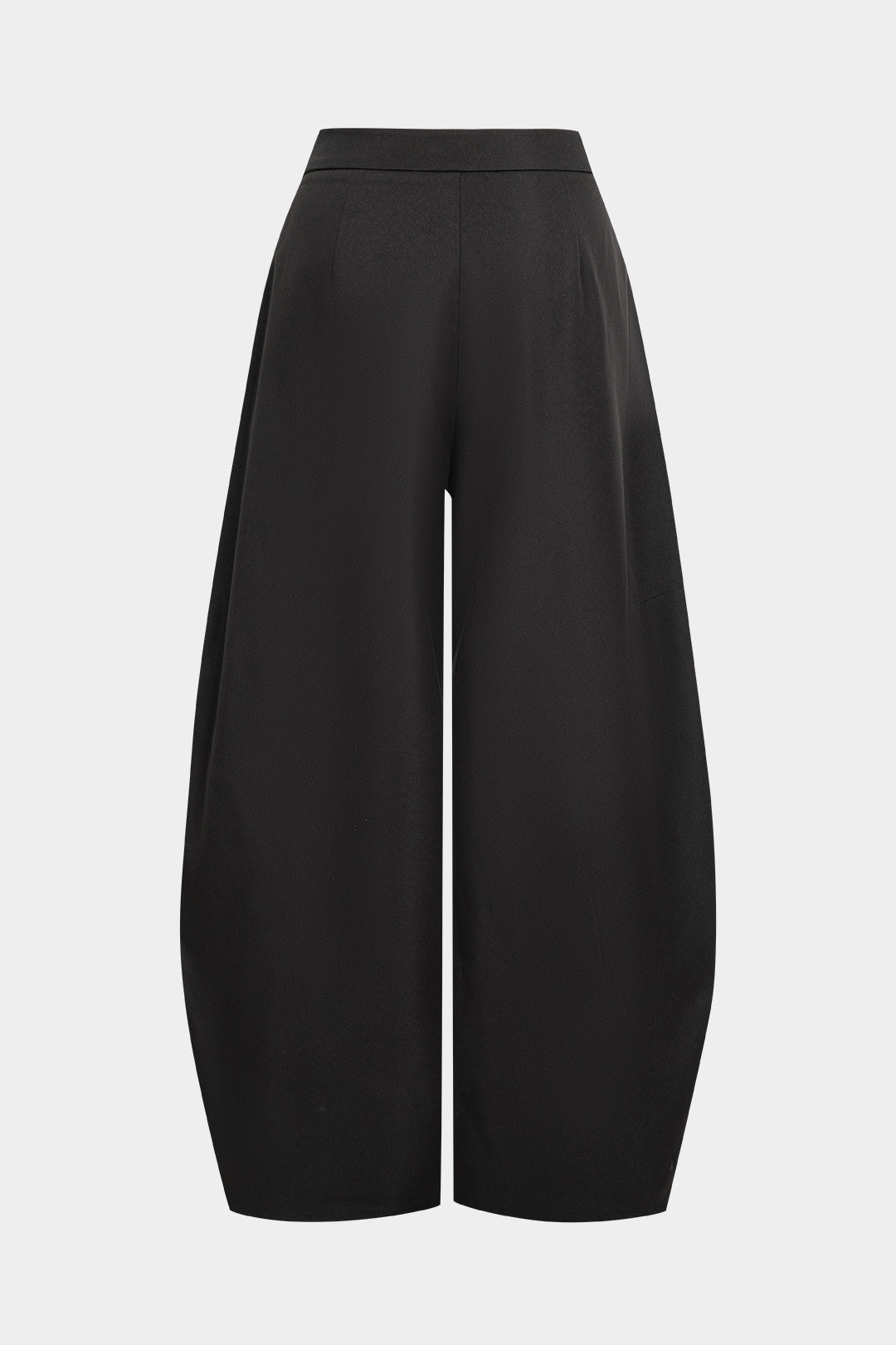 Pantalon large à fermeture éclair asymétrique