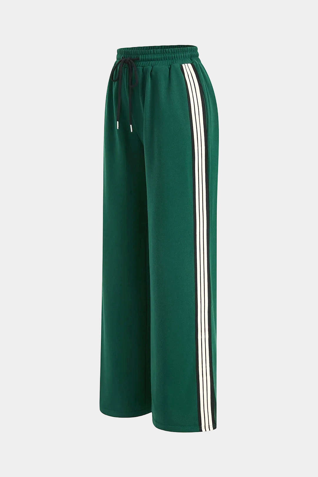 Striped Tie-Up Wide Leg Pants