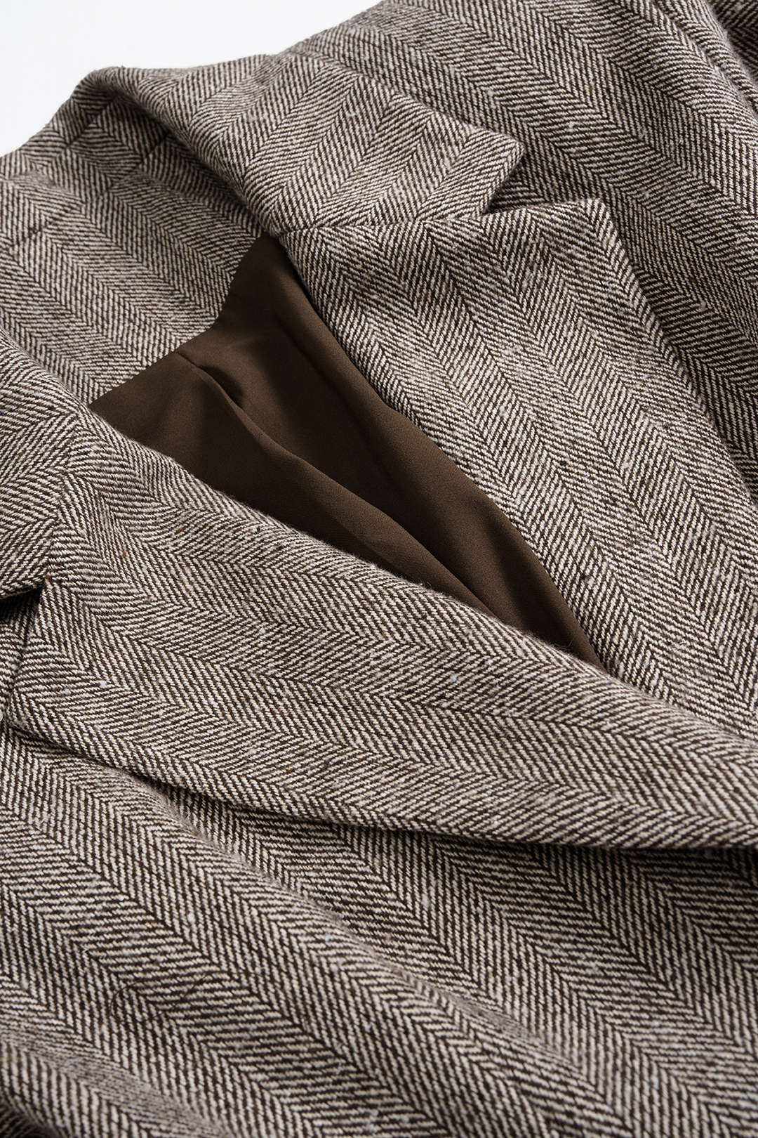 Gekerbter Revers-Blazer mit Knöpfen und Gürtel