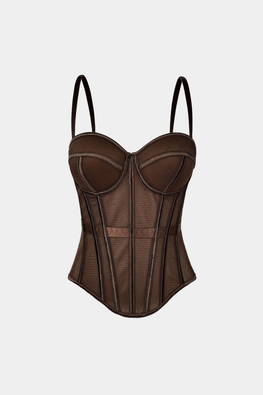 Mesh-Bustier-Korsett-Cami-Top