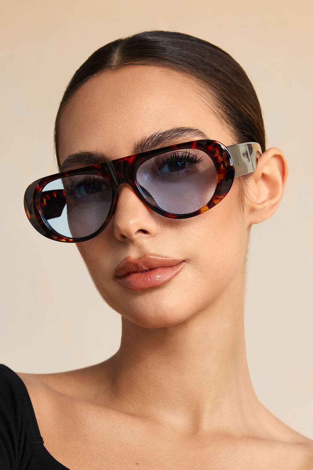 Oval Frame Sunglasses