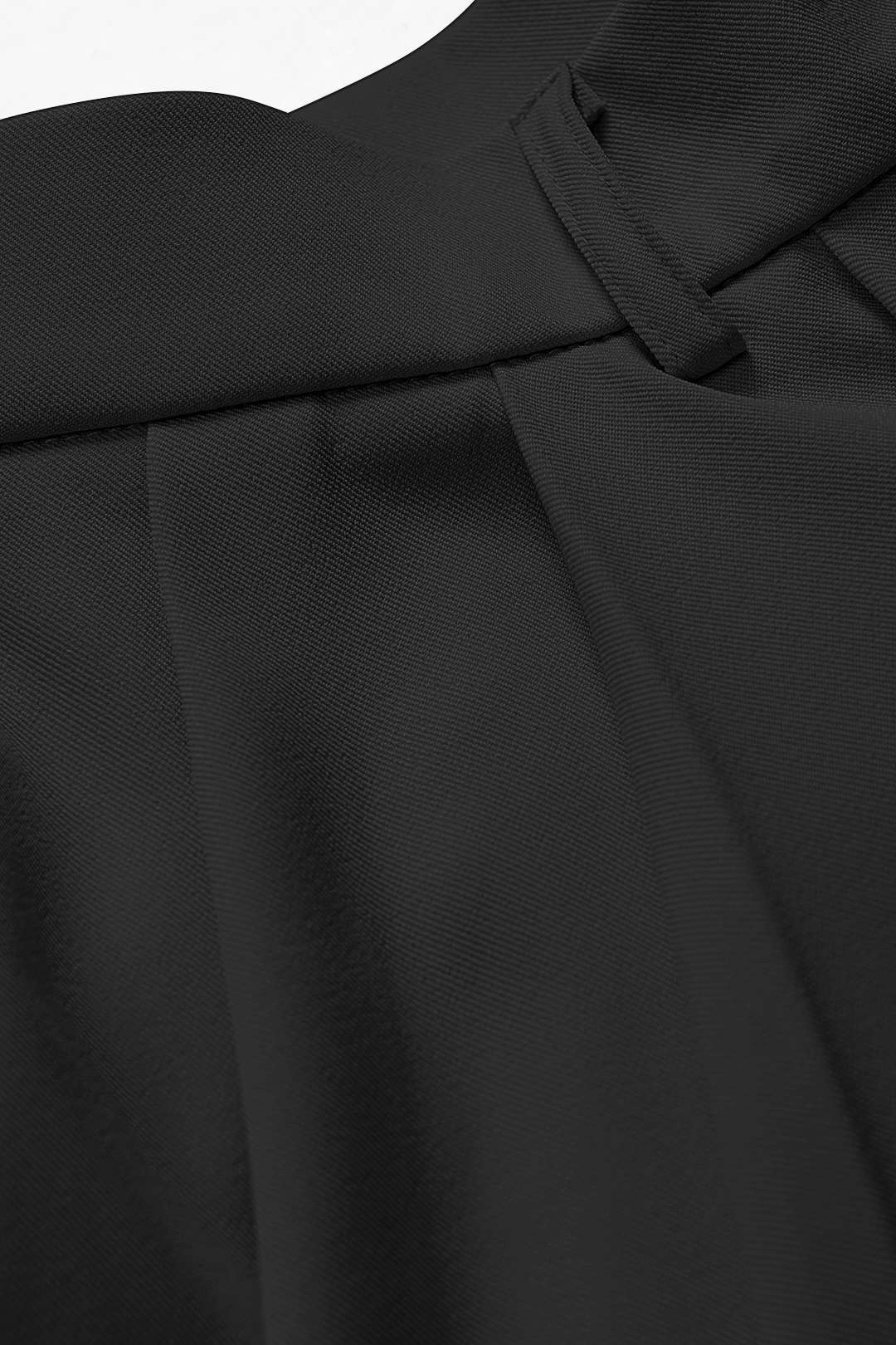 Geraffte Unifarbene Hose