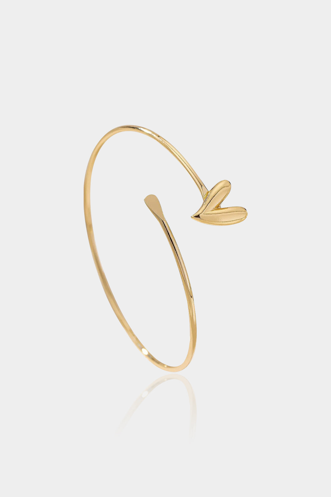 Metal Heart Line Bracelet