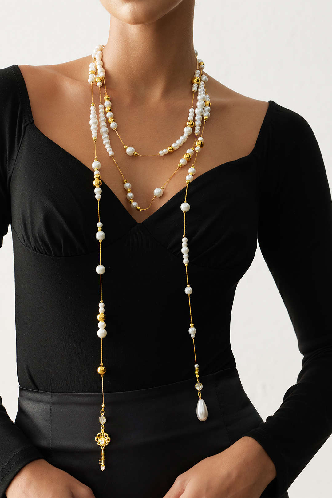 Pearl Multi-Layer Necklace