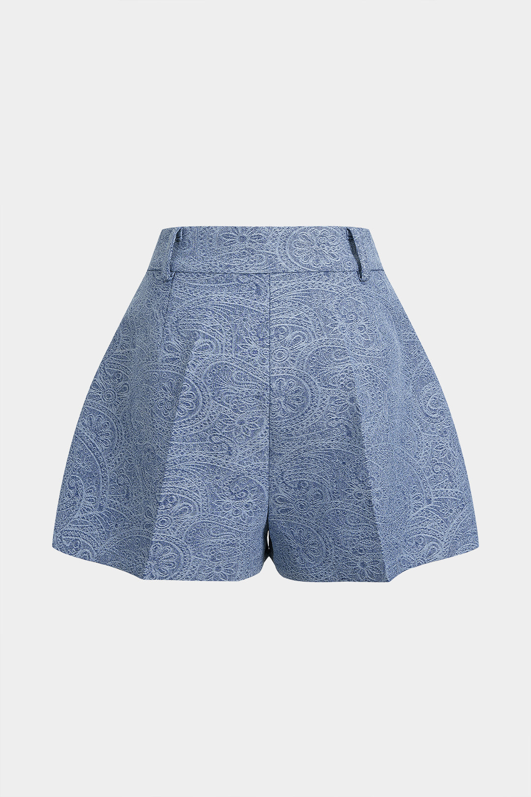 Denim-Shorts mit weitem Bein
