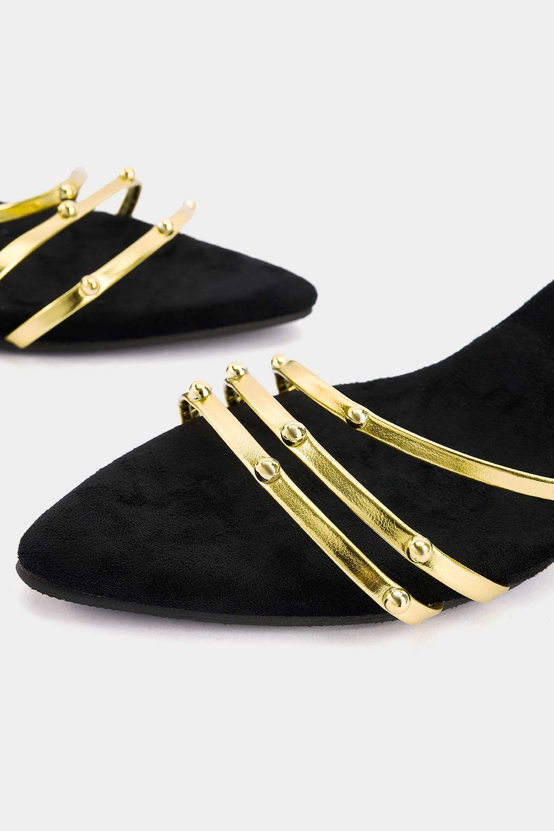 Pointed Studded Sandals