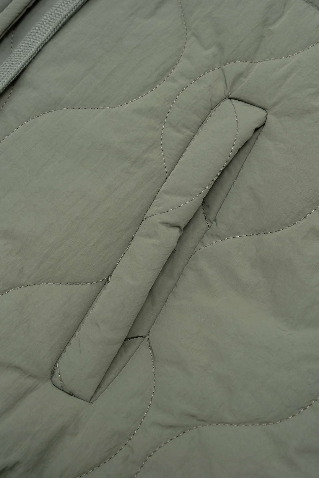 Gesteppter Patchwork-Puffer