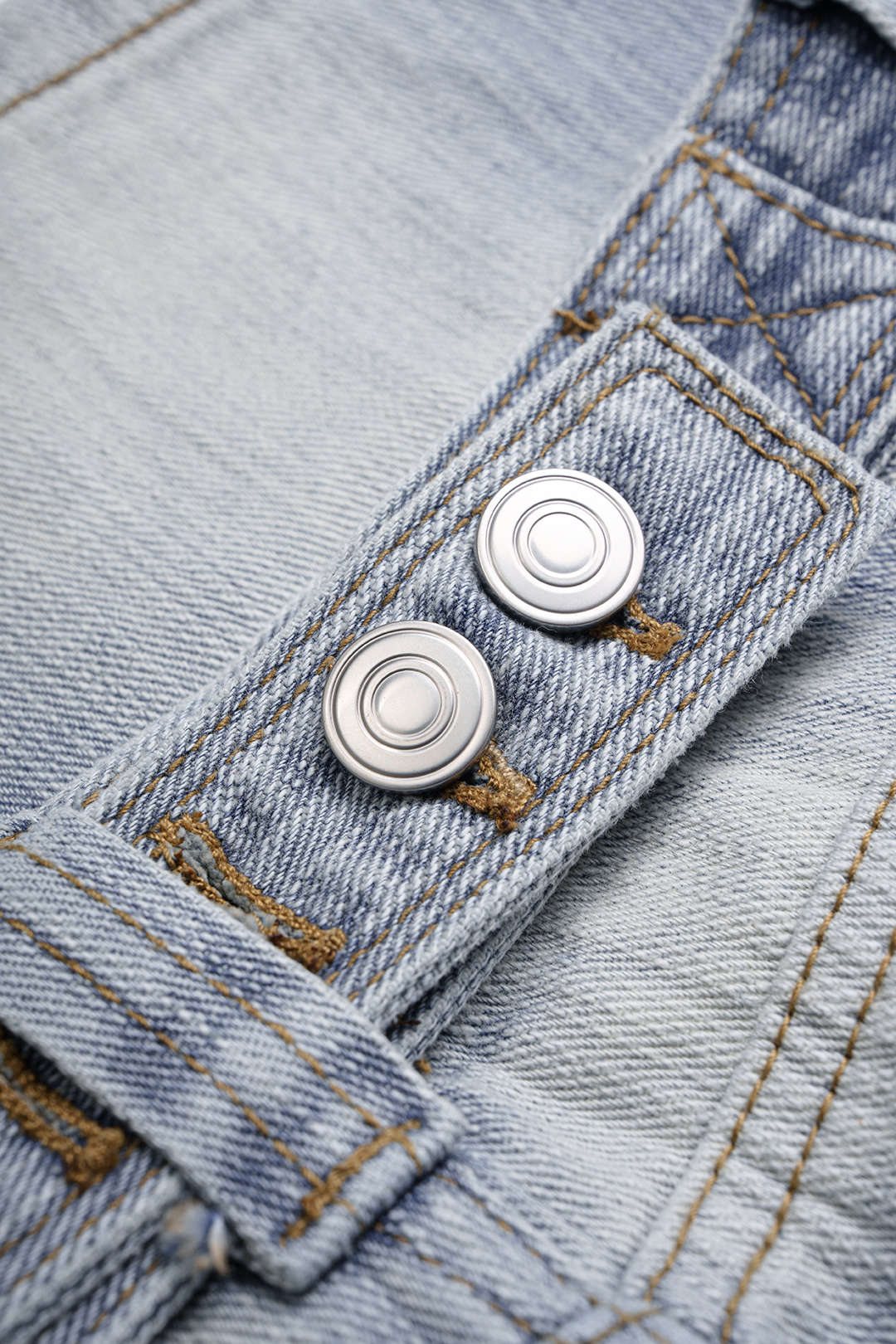 Shorts larges en jean taille haute